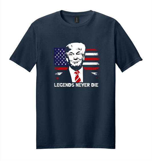 Legends Never Die Softstyle Printed T-Shirt